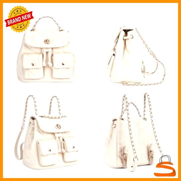 Convertible Crossbody Backpack Purse PU Leather Small Travel Bag main image 5